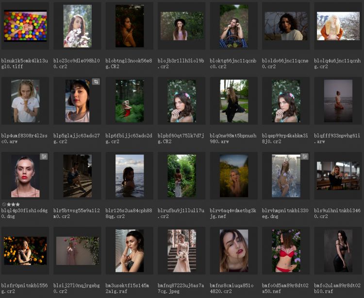 美图欣赏-52张 国外美女模特摄影原图RAW 欣赏学习 修图练习(3)