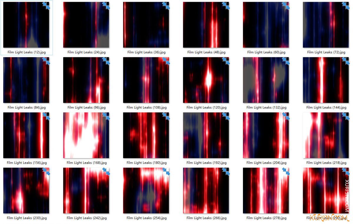 平面素材-24张高清LOMO光晕漏光图片合成叠加素材(3)