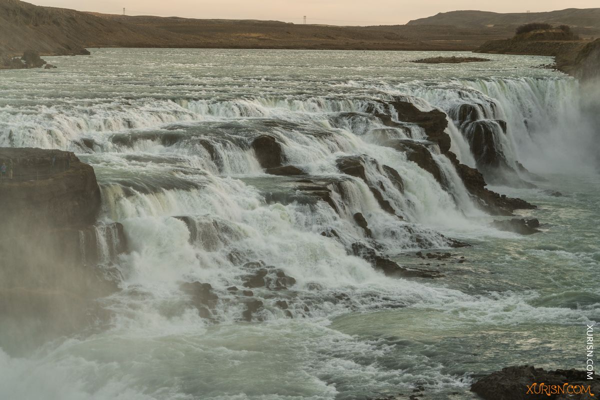 平面素材-85张超清冰岛黄金瀑布日落摄影图片集GOLDEN WATERFALL(19)